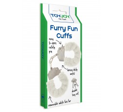 Sexy Shop Online I Trasgressivi - Costrittivo - Furry Fun Cuffs White - Toy Joy