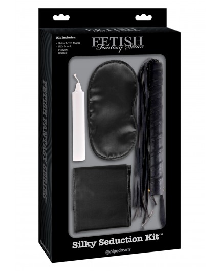 Sexy Shop Online I Trasgressivi - Kit BDSM - Silky Seduction Kit Black - Pipedream