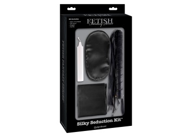 Kit BDSM - Silky Seduction Kit Black - Pipedream