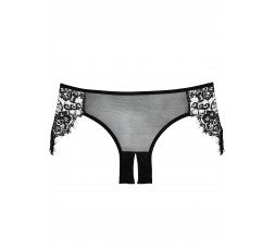 Sexy Shop Online I Trasgressivi - Sexy Lingerie - Crotchless Lavish & Lace Panty Black - Allure