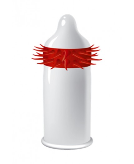 Sexy Shop Online I Trasgressivi - Profilattico - Hot Red Stimulating Condom - Egzo
