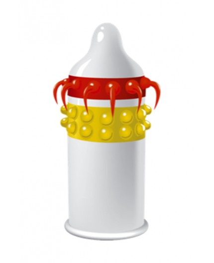 Sexy Shop Online I Trasgressivi - Profilattico - Lucky Dude Stimulating Condom - Egzo