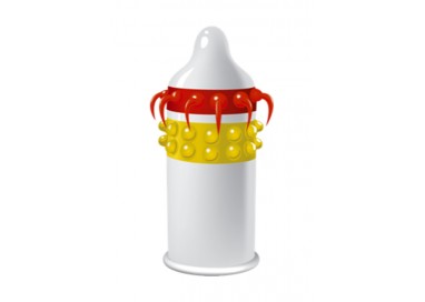 Profilattico - Lucky Dude Stimulating Condom - Egzo Profilattico - Lucky Dude Stimulating Condom - Egzo