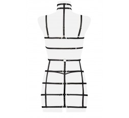 Sexy Shop Online I Trasgressivi - Sexy Lingerie - 2 Piece Harness Set - Grey Velvet