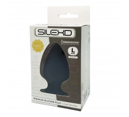 Sexy Shop Online I Trasgressivi - Plug Anale Classico - Premium Silicone Plug Black L - Silexd