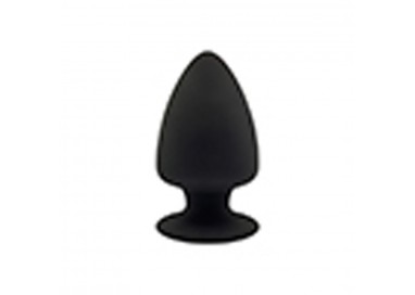 Plug Anale Classico - Premium Silicone Plug Black S - Silexd