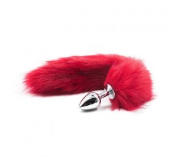 Sexy Shop Online I Trasgressivi - Plug Con Coda - Plug Anale Con Coda Long Fox Tail Rossa - Fetish Art