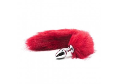 Plug Con Coda - Plug Anale Con Coda Long Fox Tail Rossa - Fetish Art