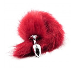 Sexy Shop Online I Trasgressivi - Plug Con Coda - Plug Anale Con Coda Long Fox Tail Rossa - Fetish Art