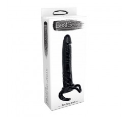 Sexy Shop Online I Trasgressivi - StrapOn Doppia Penetrazione - Fallo Indossabile Slim Dong Black - Bestseller