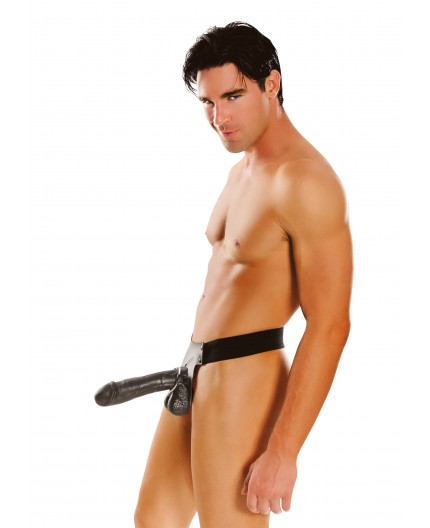 Sexy Shop Online I Trasgressivi - StrapOn Uomo - Hollow 10 Inch StrapOn Black - Pipedream