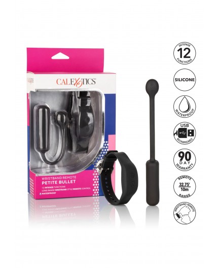 Sexy Shop Online I Trasgressivi - Stimolatore Clitoride - Wristband Remote Petite Bullet Black - California Exotic Novelties