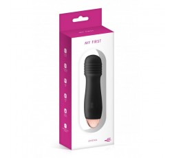Sexy Shop Online I Trasgressivi - Massaggiatore Magic Wand - Mini Vibratore In Silicone Joystick Nero - My First