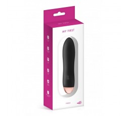 Sexy Shop Online I Trasgressivi - Vibratore Classico - Mini Vibratore In Silicone Pinga Nero - My First