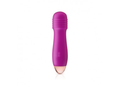 Massaggiatore Magic Wand - Mini Vibratore In Silicone Joystick Viola - My First