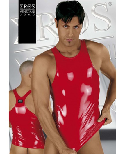 Sexy Shop Online I Trasgressivi - T-Shirt Uomo - Canotta Vogatore Rosso Lucido - Eros Veneziani Sexy Shop Online I Trasgressivi - T-Shirt Uomo - Canotta Vogatore Rosso Lucido - Eros Veneziani
