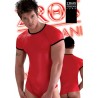 Sexy Shop Online I Trasgressivi - T-Shirt Uomo - Maglietta Colore Rosso Bordini Neri - Eros Veneziani