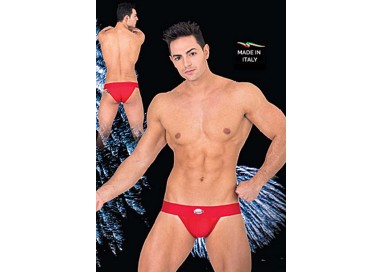 Intimo Uomo - Tanga Push Up Rosso - Eros Veneziani