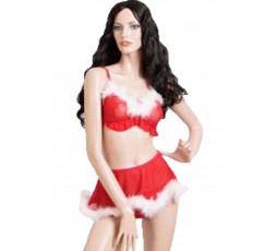 Sexy Shop Online I Trasgressivi - Natale Donna - Costume con Top e Minigonna