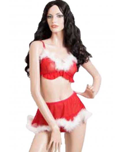 Sexy Shop Online I Trasgressivi - Natale Donna - Costume con Top e Minigonna