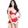 Sexy Shop Online I Trasgressivi - Natale Donna - Costume con Top e Minigonna