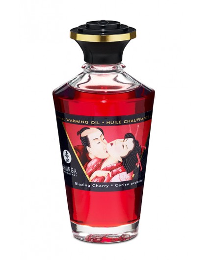 Sexy Shop Online I Trasgressivi - Olio Per Massaggi - Aphrodisiac Oil Blazing Cherry - Shunga