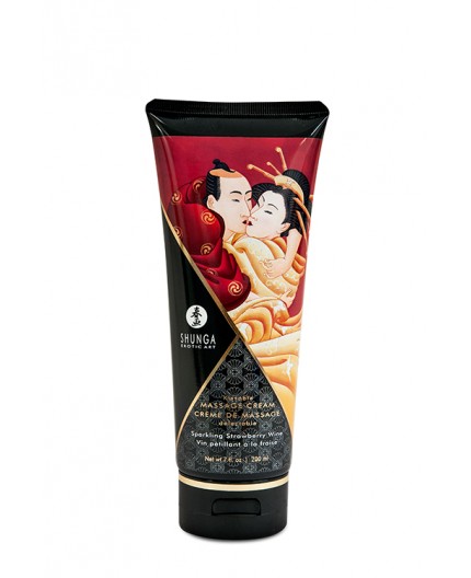 Sexy Shop Online I Trasgressivi - Crema Per Massaggio - Kissable Massage Cream Strawberry Wine - Shunga