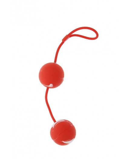 Sexy Shop Online I Trasgressivi - Palline Vaginali - Marbilized Duo Balls Red - Geisha Balls