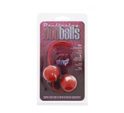 Sexy Shop Online I Trasgressivi - Palline Vaginali - Marbilized Duo Balls Red - Geisha Balls