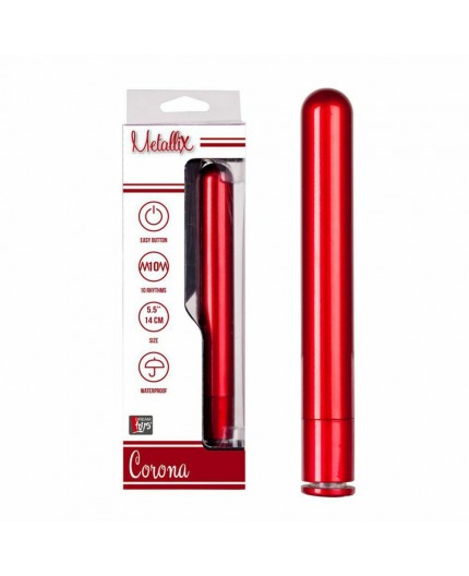 Sexy Shop Online I Trasgressivi - Vibratore Classico - Metallix Smooth Vibrator Red - Dream Toys