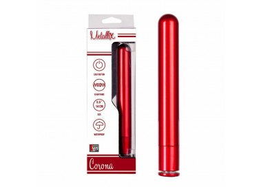 Vibratore Classico - Metallix Smooth Vibrator Red - Dream Toys