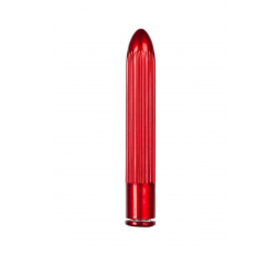 Sexy Shop Online I Trasgressivi - Vibratore Classico - Metallix Ribbed Vibrator Red - Dream Toys