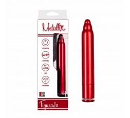 Sexy Shop Online I Trasgressivi - Vibratore Classico - Metallix Bulbed Vibrator Red - Dream Toys