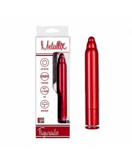 Sexy Shop Online I Trasgressivi - Vibratore Classico - Metallix Bulbed Vibrator Red - Dream Toys