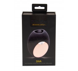 Sexy Shop Online I Trasgressivi - Stimolatore Clitoride - Diva Mini Tongue Black - Toy Joy