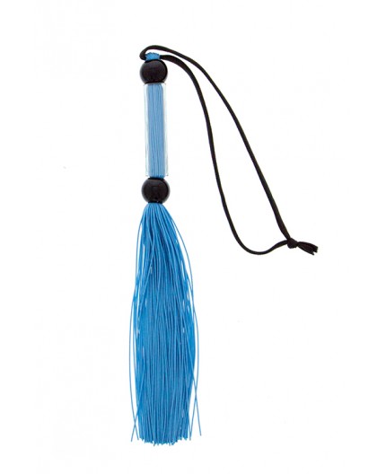 Sexy Shop Online I Trasgressivi - Fruste e Paddle - Blue Silicone Flogger Whip - Guilty Pleasure - Guilty Pleasure