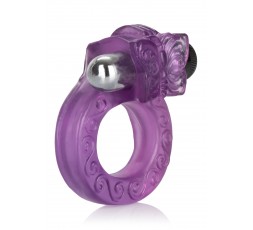 Sexy Shop Online I Trasgressivi - Anello Fallico Vibrante - Intimate Butterfly Ring Purple - California Exotic Novelties