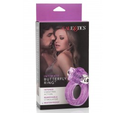 Sexy Shop Online I Trasgressivi - Anello Fallico Vibrante - Intimate Butterfly Ring Purple - California Exotic Novelties