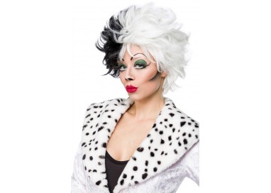 Parrucca - Cruel Lady Wig Dalmatian Wig - Mask Paradise