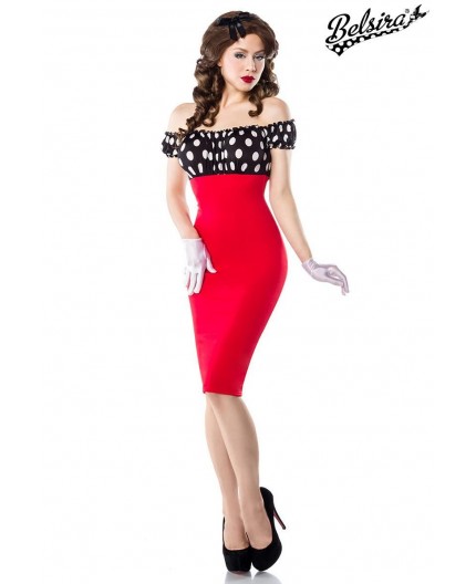 Sexy Shop Online I Trasgressivi - Carnevale Donna - Costume da Vintage Pencil Dress - Belsira