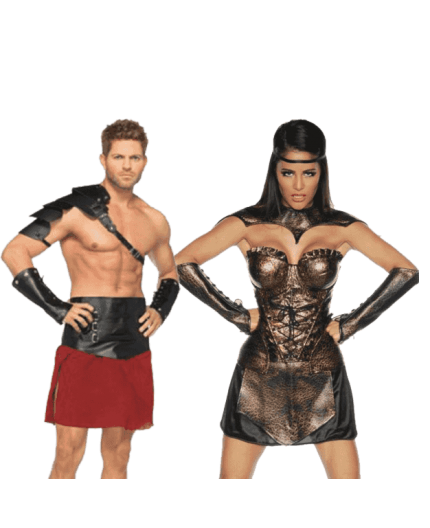 Sexy Shop Online I Trasgressivi - Carnevale Coppia - Costume da Gladiatori Sexy Shop Online I Trasgressivi - Carnevale Coppia - Costume da Gladiatori