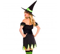 Sexy Shop Online I Trasgressivi - Carnevale Donna - Costume da Holly Dark Witch - Music Legs