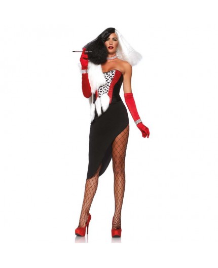 Sexy Shop Online I Trasgressivi - Carnevale Donna - Costume Da Diva Crudelia - Leg Avenue
