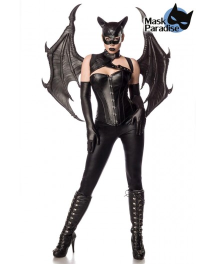 Sexy Shop Online I Trasgressivi - Halloween Donna - Costume da Bat Girl Fighter - Mask Paradise