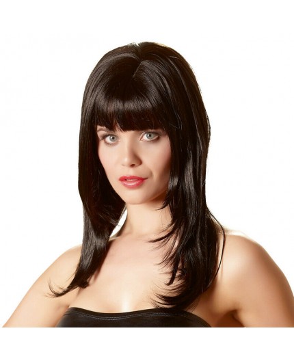 Sexy Shop Online I Trasgressivi - Parrucca Unisex - Nera Lunga Scalata Carmen - Orion