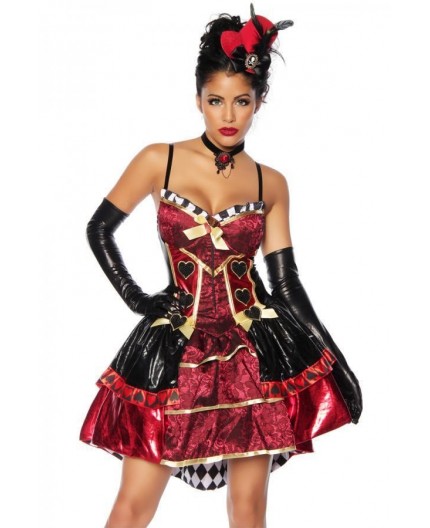 Sexy Shop Online I Trasgressivi - Carnevale Donna - Red Queen Costume Sexy Shop Online I Trasgressivi - Carnevale Donna - Red Queen Costume