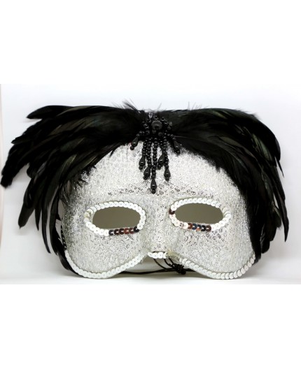 Sexy Shop Online I Trasgressivi - Accessorio Per Carnevale Unisex - Maschera In Stile Veneziano Con Le Piume Nere Sexy Shop Online I Trasgressivi - Accessorio Per Carnevale Unisex - Maschera In Stile Veneziano Con Le Piume Nere