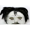 Sexy Shop Online I Trasgressivi - Accessorio Per Carnevale Unisex - Maschera In Stile Veneziano Con Le Piume Nere