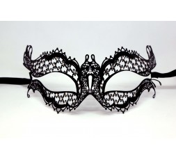 Sexy Shop Online I Trasgressivi - Accessorio Per Carnevale Unisex - Maschera Nera In Ferro Black Mask - Fifty Shades Of Grey