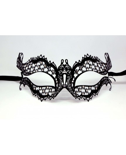 Sexy Shop Online I Trasgressivi - Accessorio Per Carnevale Unisex - Maschera Nera In Ferro Black Mask - Fifty Shades Of Grey